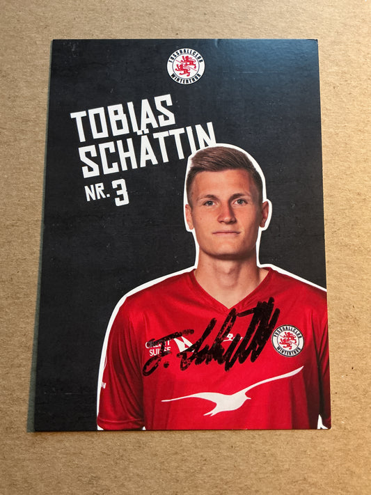 Tobias Schättin, Switzerland 🇨🇭 FC Winterthur 2022/23 hand signed