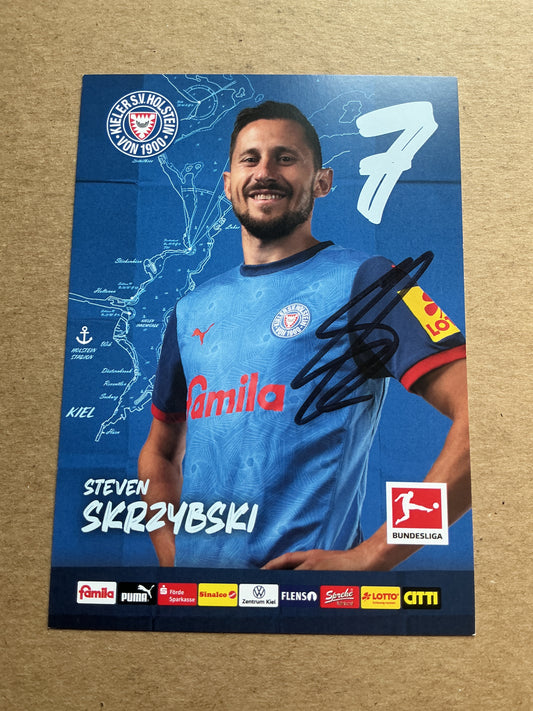 Steven Skrzybski, Germany 🇩🇪 Holstein Kiel 2024/25 hand signed