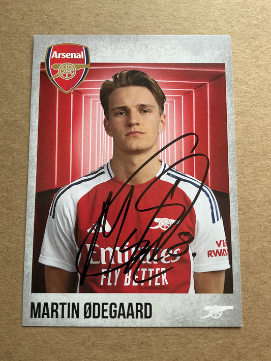 Martin Ødegaard, Norway 🇳🇴 Arsenal FC 2024/25 hand signed