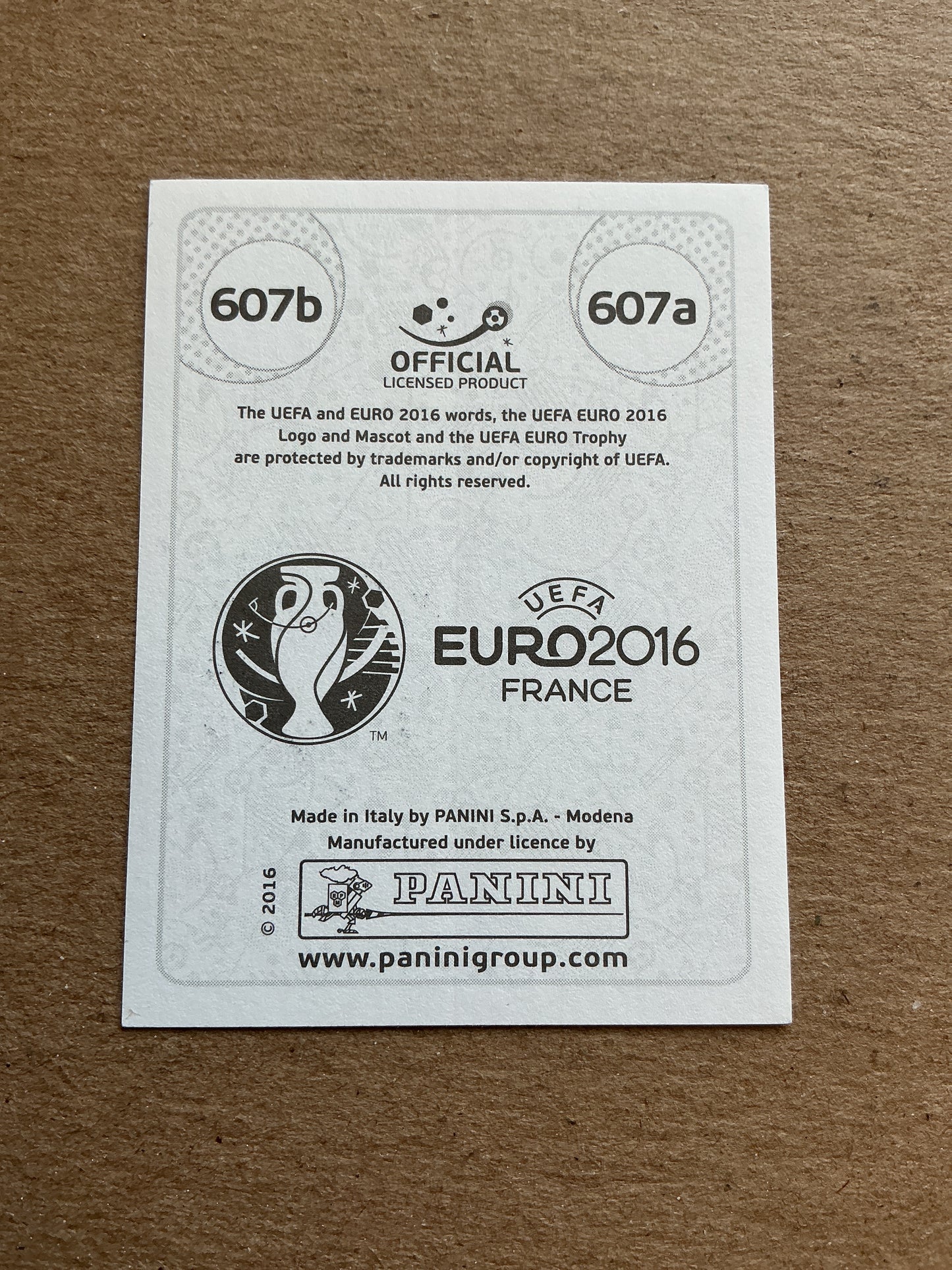 Birkir Bjarnason, Iceland 🇮🇸 UEFA Euro 2016 Panini hand signed