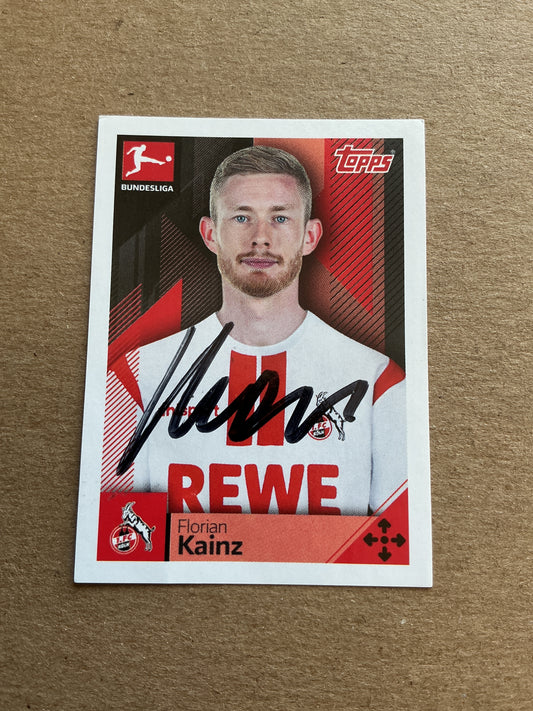 Florian Kainz, Austria 🇦🇹 1.FC Köln 2020/21 Topps hand signed