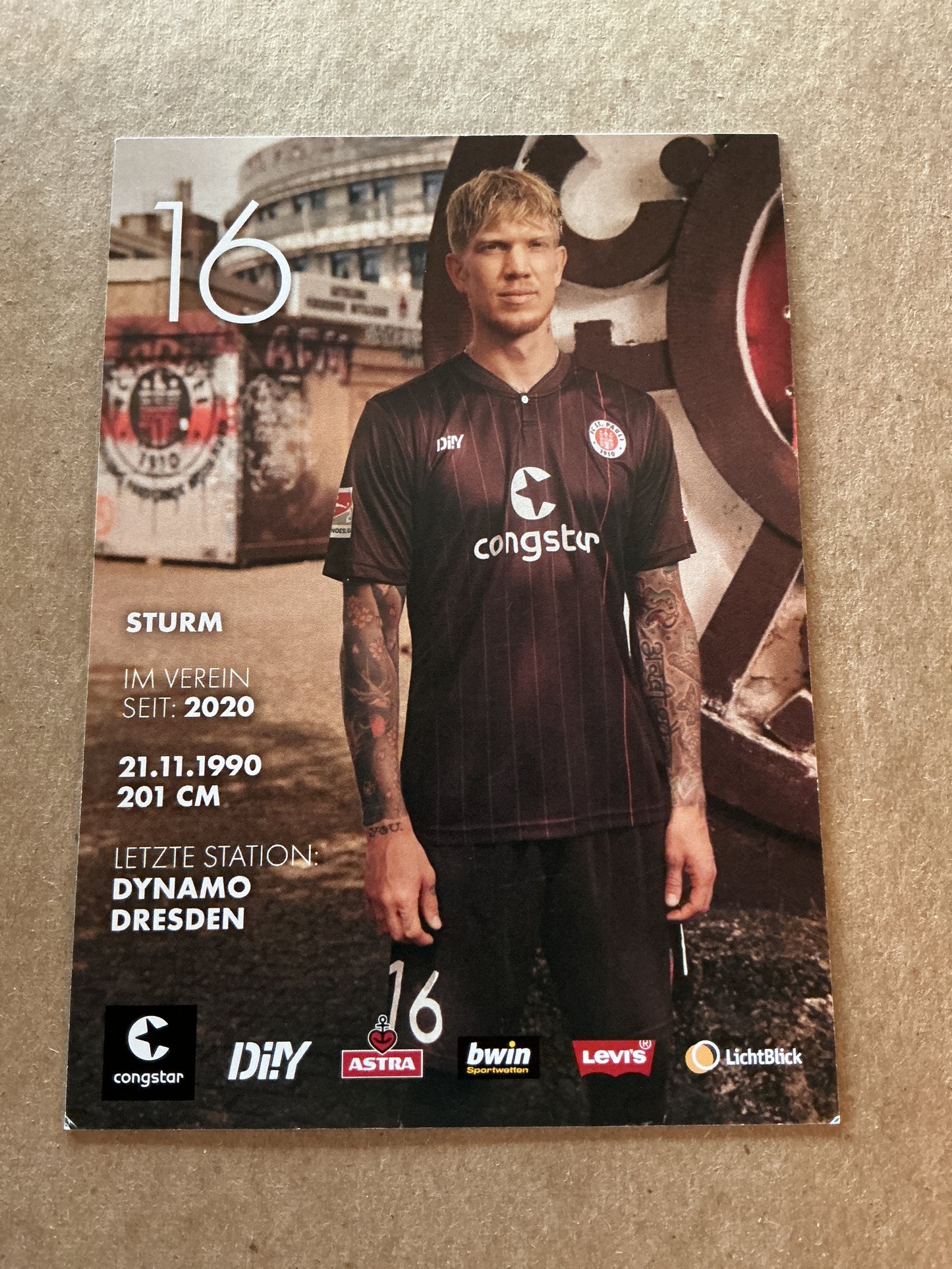 Simon Makienok, Denmark 🇩🇰 FC St. Pauli 2021/22 hand signed