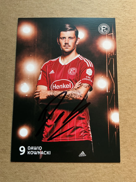 Dawid Kownacki, Poland 🇵🇱 Fortuna Düsseldorf 2022/23 hand signed