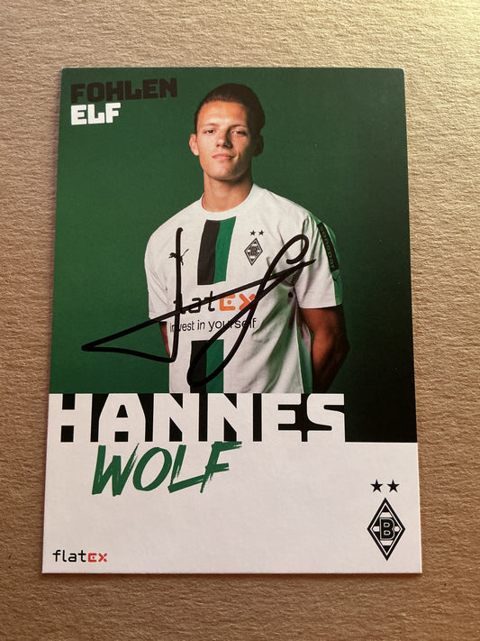 Hannes Wolf, Austria 🇦🇹 Borussia Mönchengladbach 2022/23 hand signed