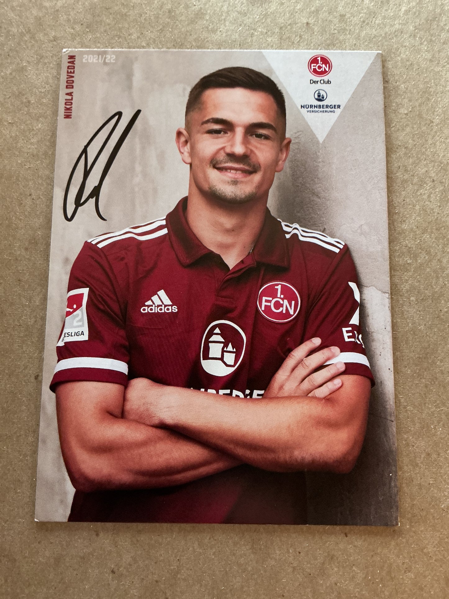 Nikola Dovedan, Austria 🇦🇹 1.FC Nürnberg 2021/22 hand signed