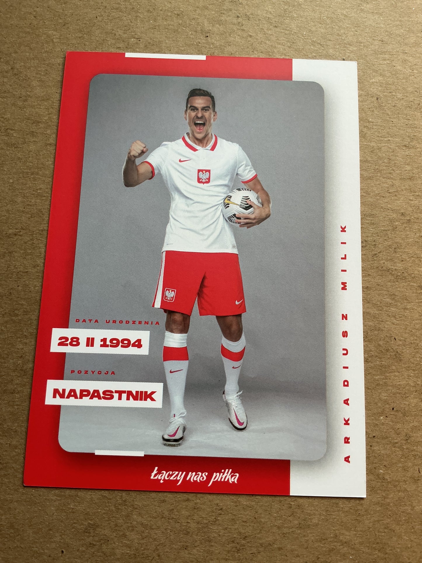 Arkadiusz Milik, Poland 🇵🇱 UEFA Euro Cup 2020 hand signed