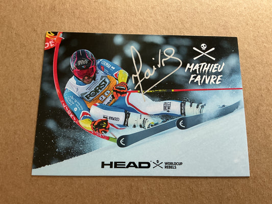 Mathieu Faivre, France 🇫🇷 Alpine Winter Sports 2024/25 hand signed