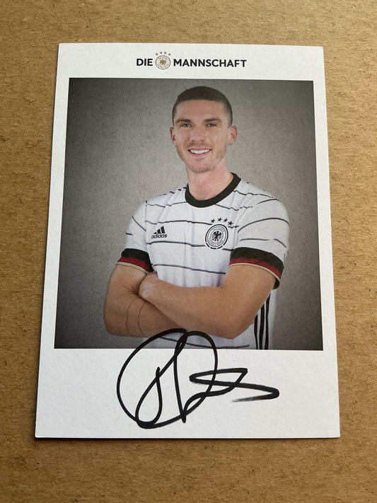 Robin Gosens, Germany 🇩🇪 UEFA Euro Cup 2020 hand signed