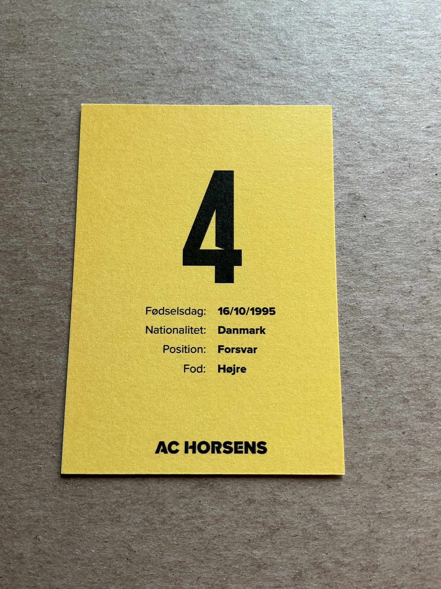 Malte Kiilerich, Denmark 🇩🇰 AC Horsens 2022/23 hand signed