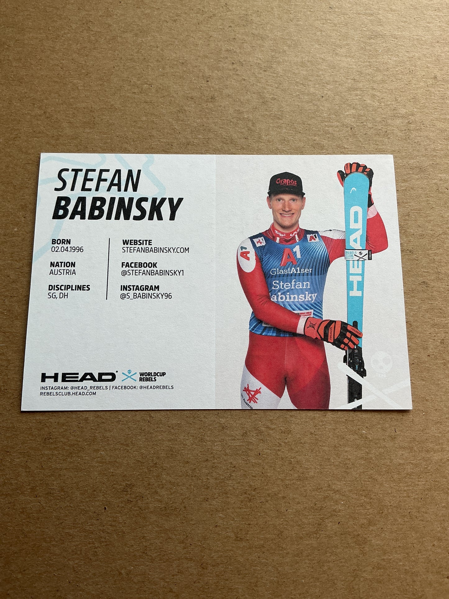 Stefan Babinsky, Austria 🇦🇹 Alpine Winter Sports 2024/25 hand signed