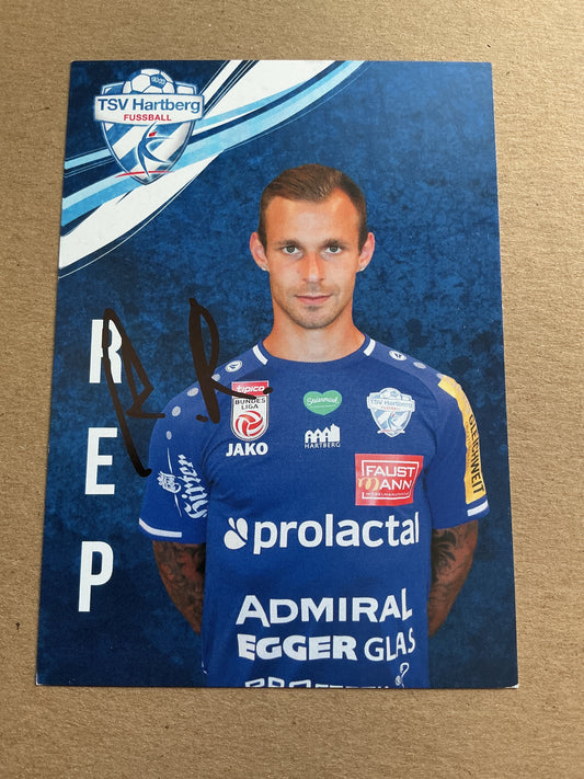 Rajko Rep, Slovenia 🇸🇮 TSV Hartberg 2020/21 hand signed
