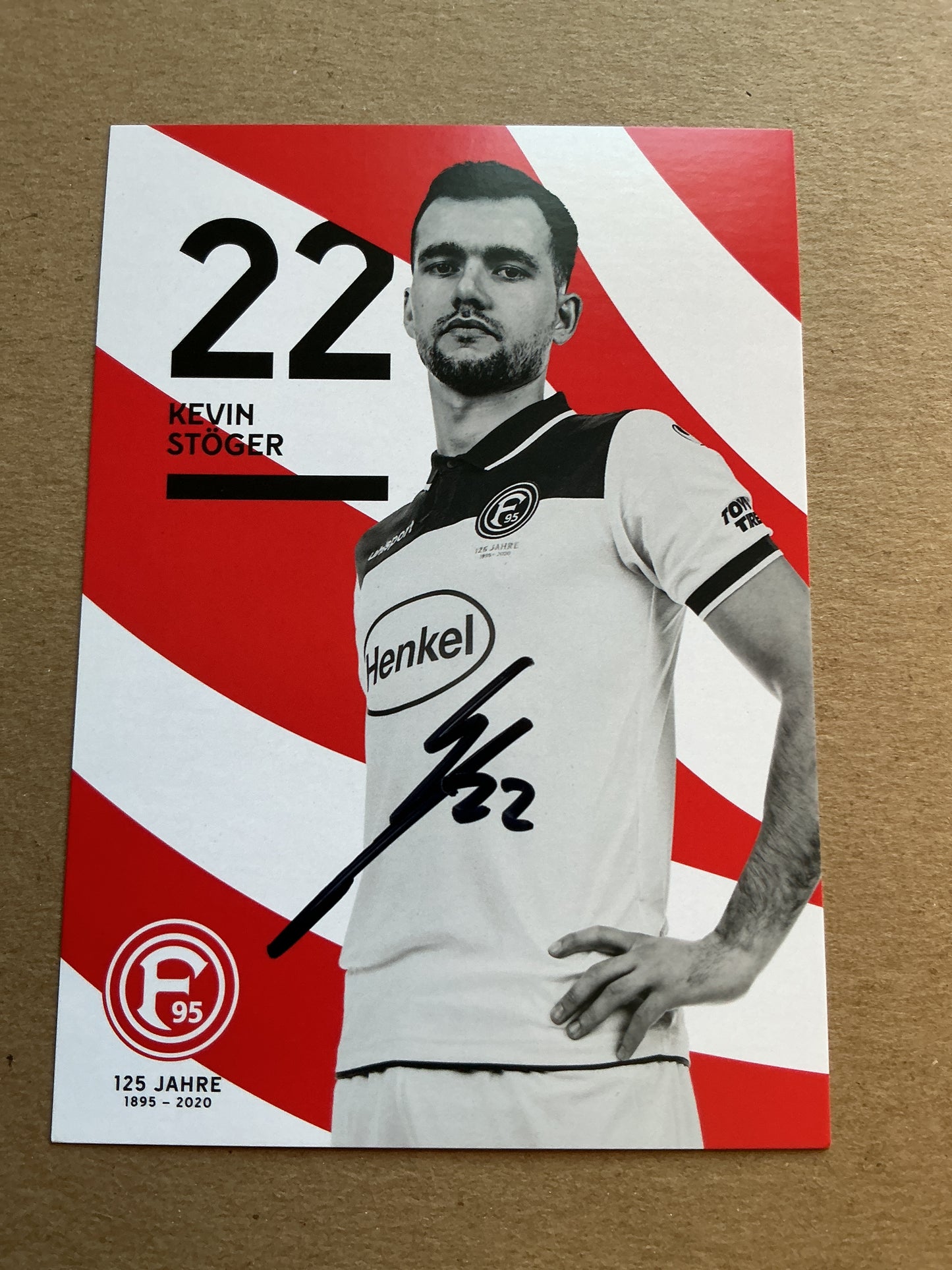 Kevin Stöger, Austria 🇦🇹 Fortuna Düsseldorf 2019/20 hand signed