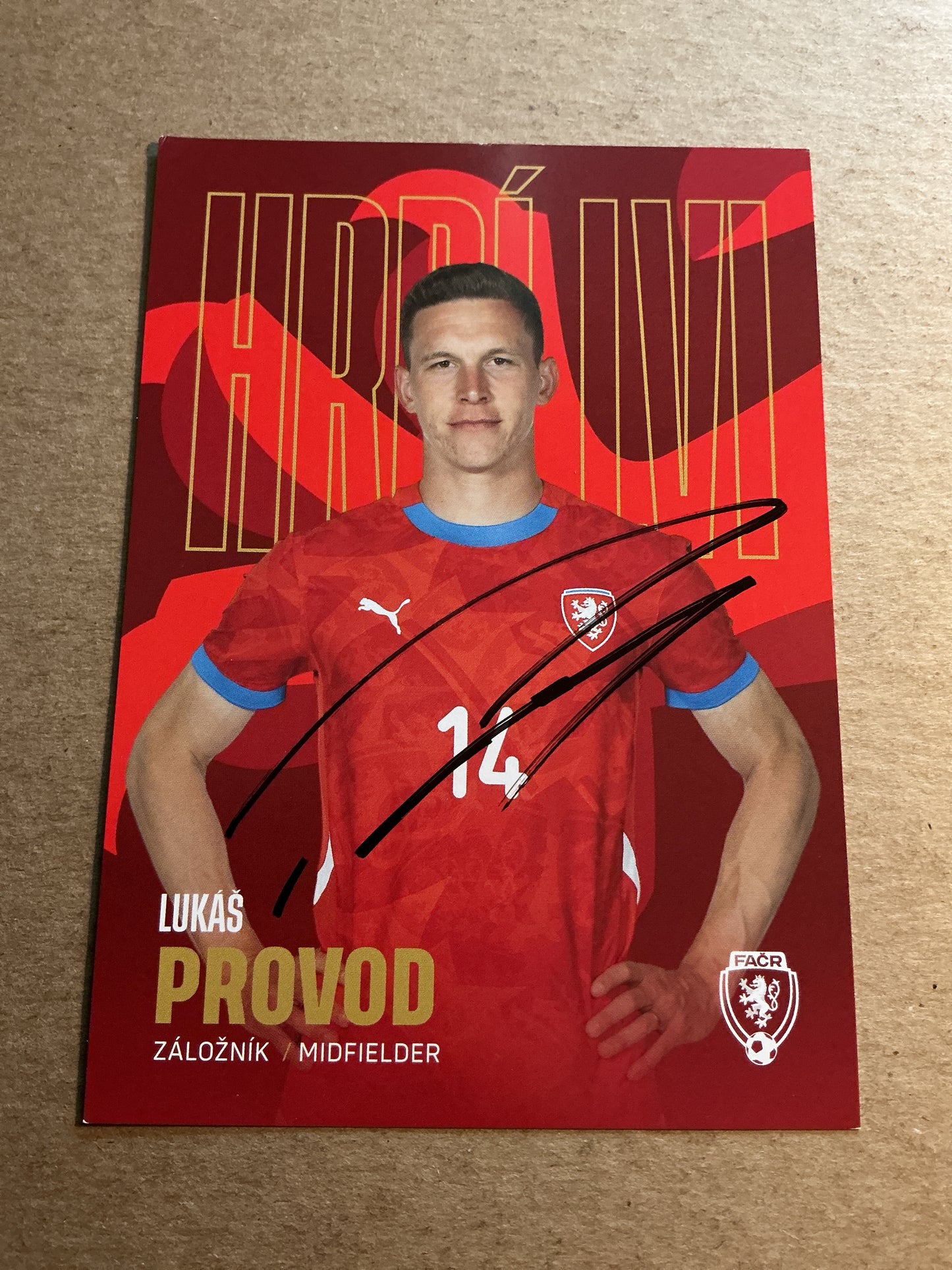 Lukas Provod, Czech Republic 🇨🇿 2023 hand signed