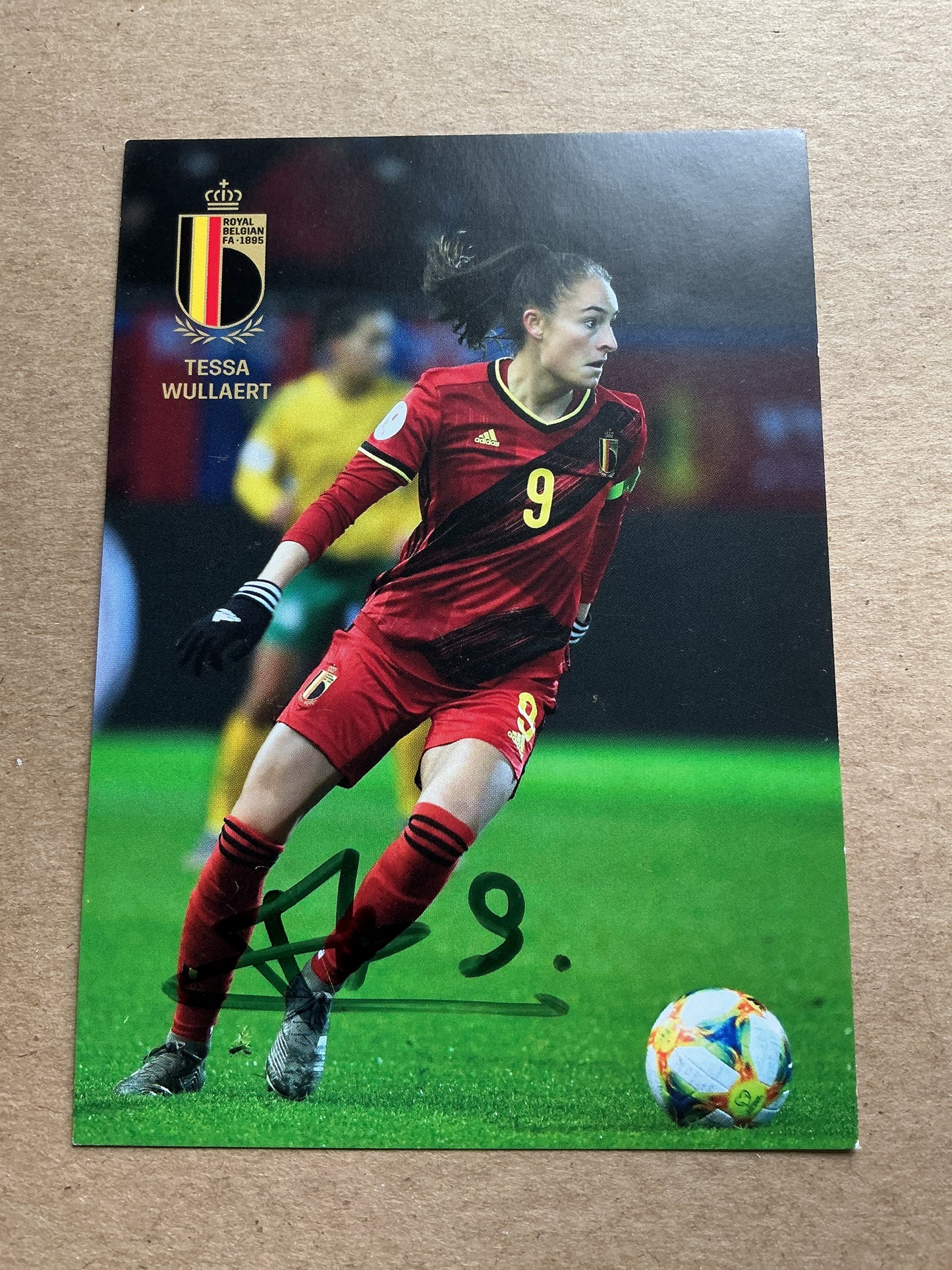 Tessa Wullaert, Belgium 🇧🇪 UEFA Women’s Euro 2022 hand signed