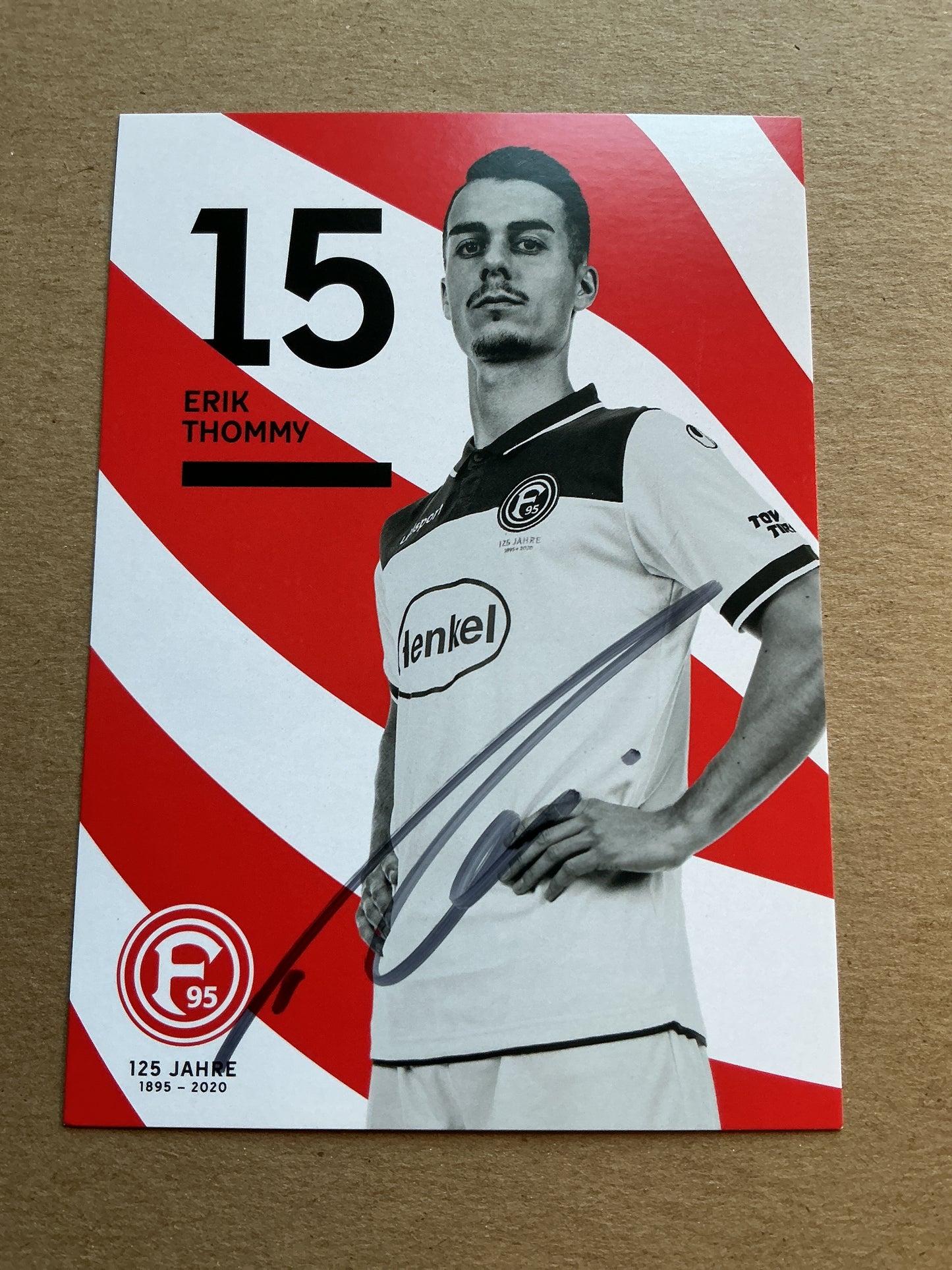 Erik Thommy, Germany 🇩🇪 Fortuna Düsseldorf 2019/20 hand signed