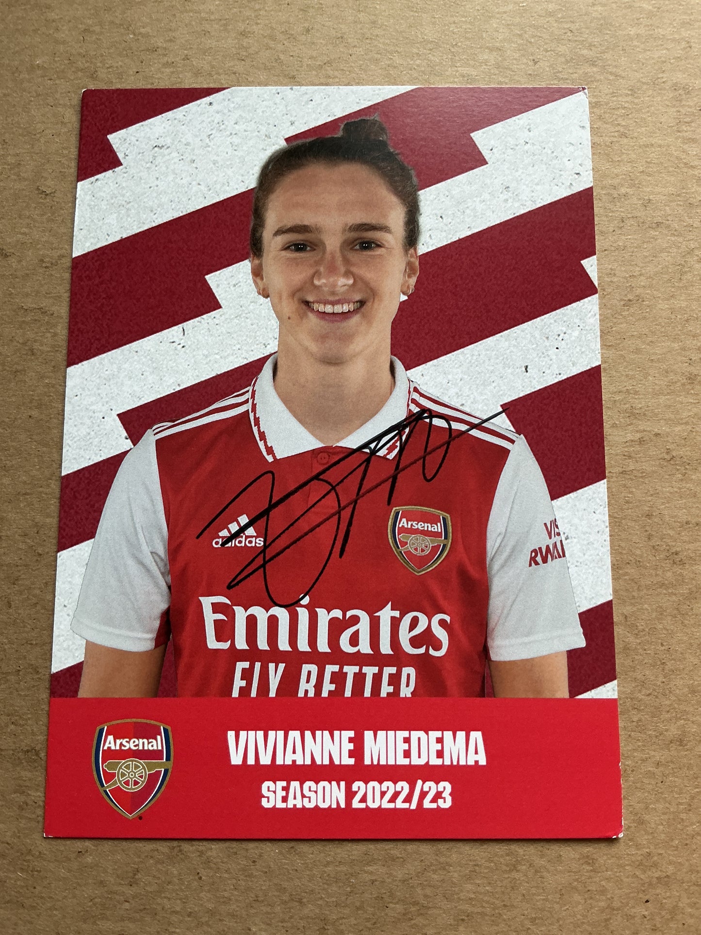 Vivianne Miedema, Netherlands 🇳🇱 Arsenal FC 2022/23 hand signed