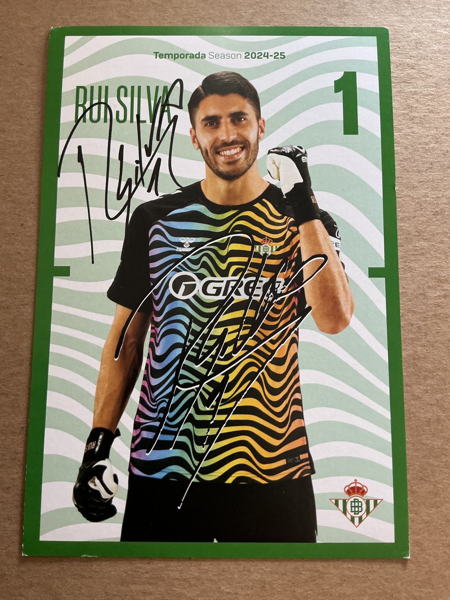 Rui Silva, Portugal 🇵🇹 Real Betis 2024/25 hand signed
