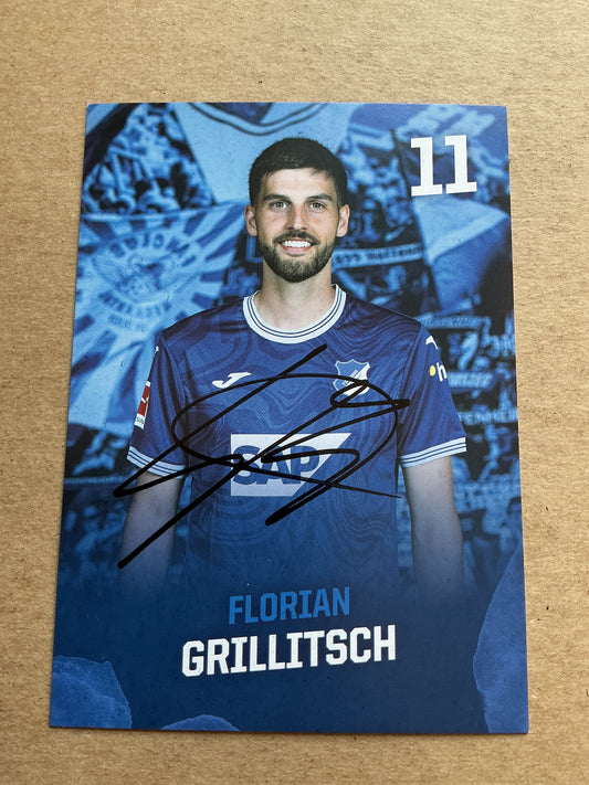 Florian Grillitsch, Austria 🇦🇹 TSG 1899 Hoffenheim 2023/24 hand signed