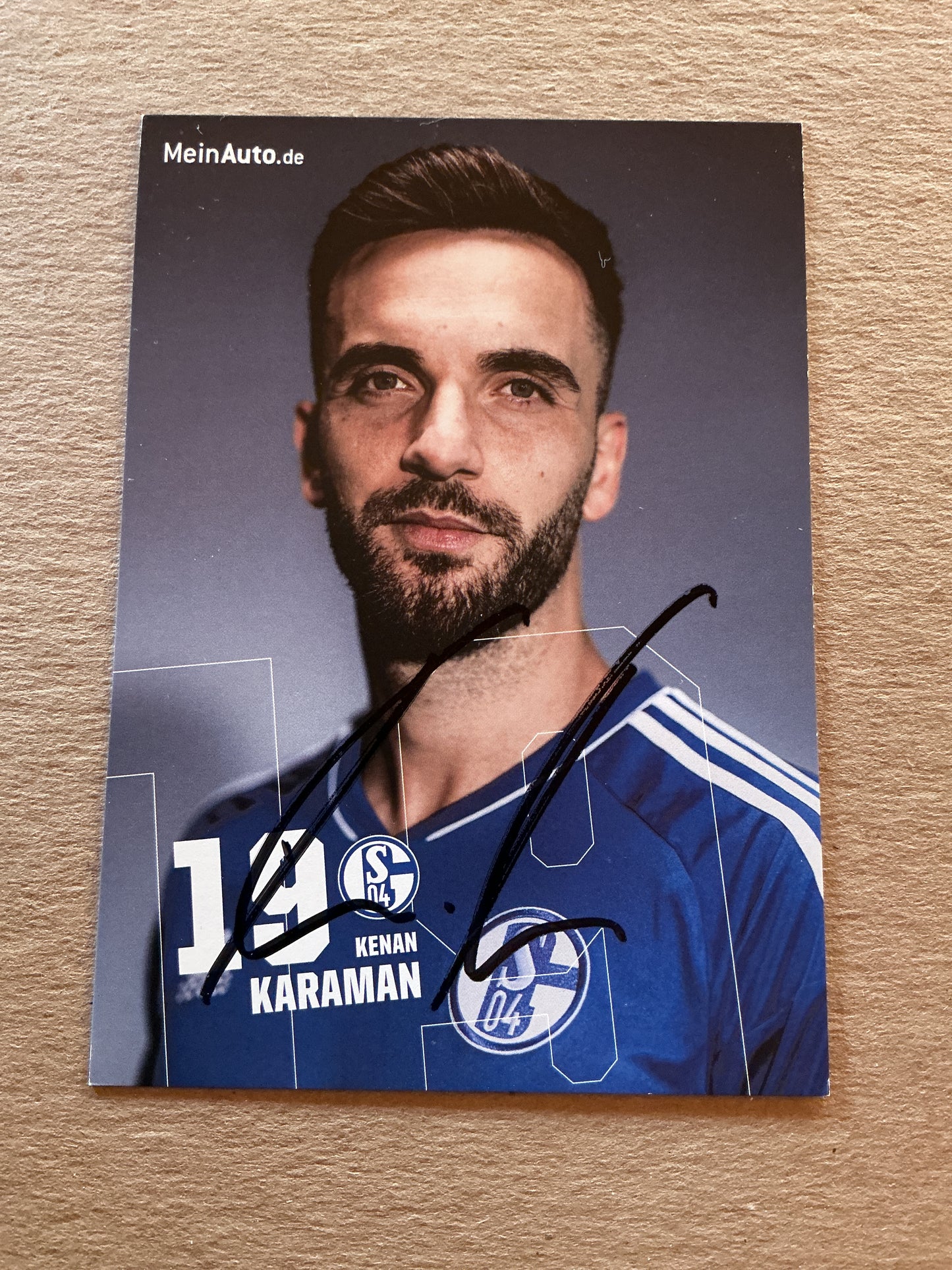 Kenan Karaman, Türkiye 🇹🇷 FC Schalke 04 2022/23 hand signed