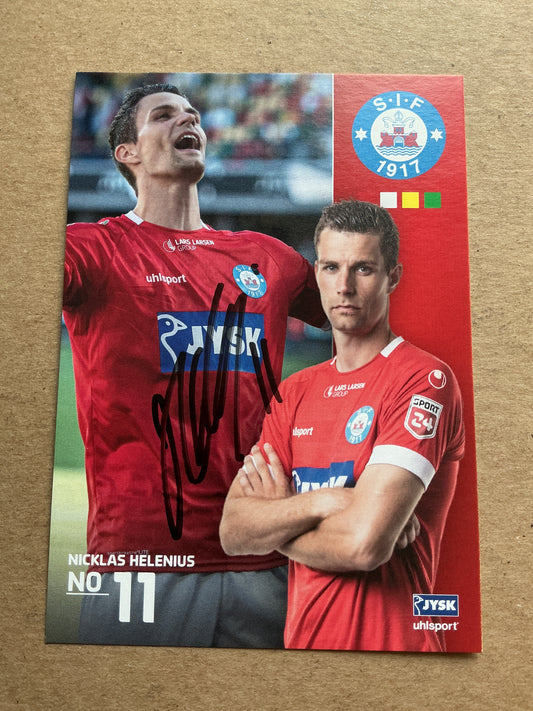 Nicklas Helenius, Denmark 🇩🇰 Silkeborg IF 2022/23 hand signed