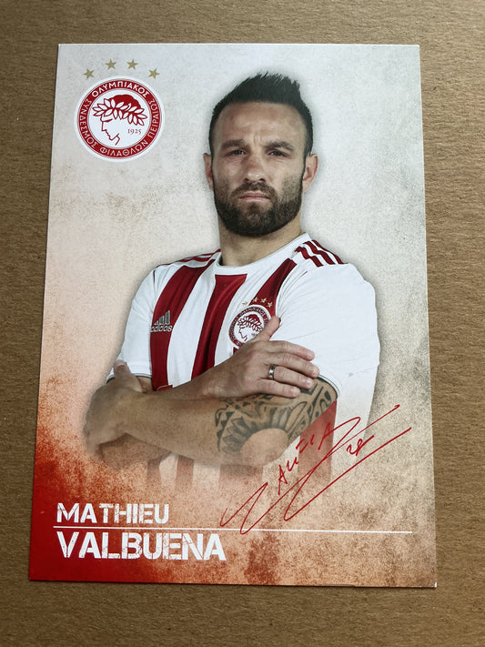 Mathieu Valbuena, France 🇫🇷 Olympiacos FC 2019/20 unsigned