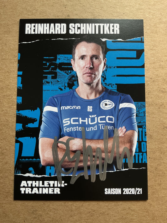 Reinhard Schnittker, Germany 🇩🇪 Arminia Bielefeld 2020/21 hand signed