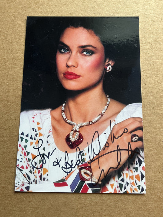 Carol Alt, USA 🇺🇸 Actress hand signed