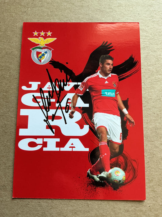 Javi Garcia, Spain 🇪🇸 SL Benfica 2009/10 hand signed