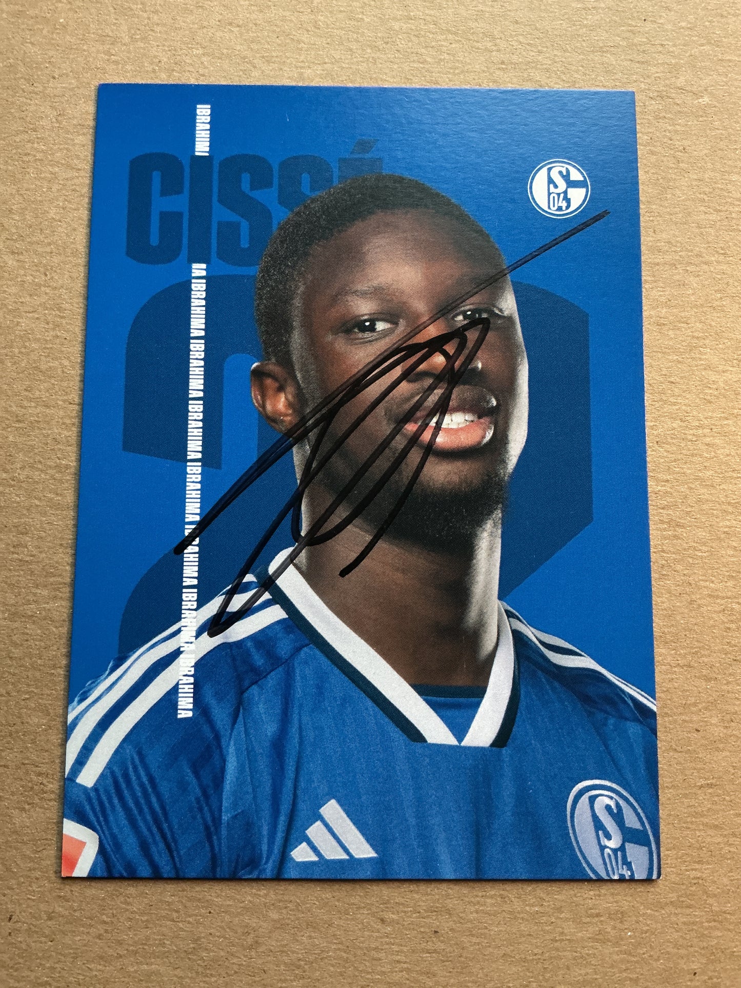 Ibrahima Cissé, Mali 🇲🇱 FC Schalke 04 2023/24 hand signed