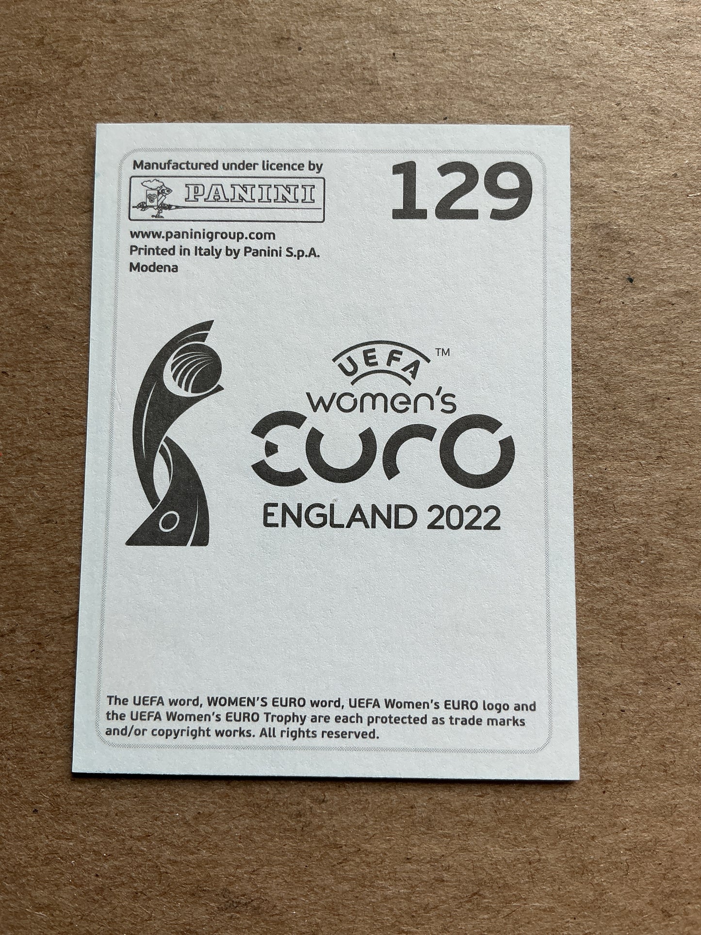 Sara Däbritz, Germany 🇩🇪 UEFA Women’s Euro Cup 2022 Panini hand signed