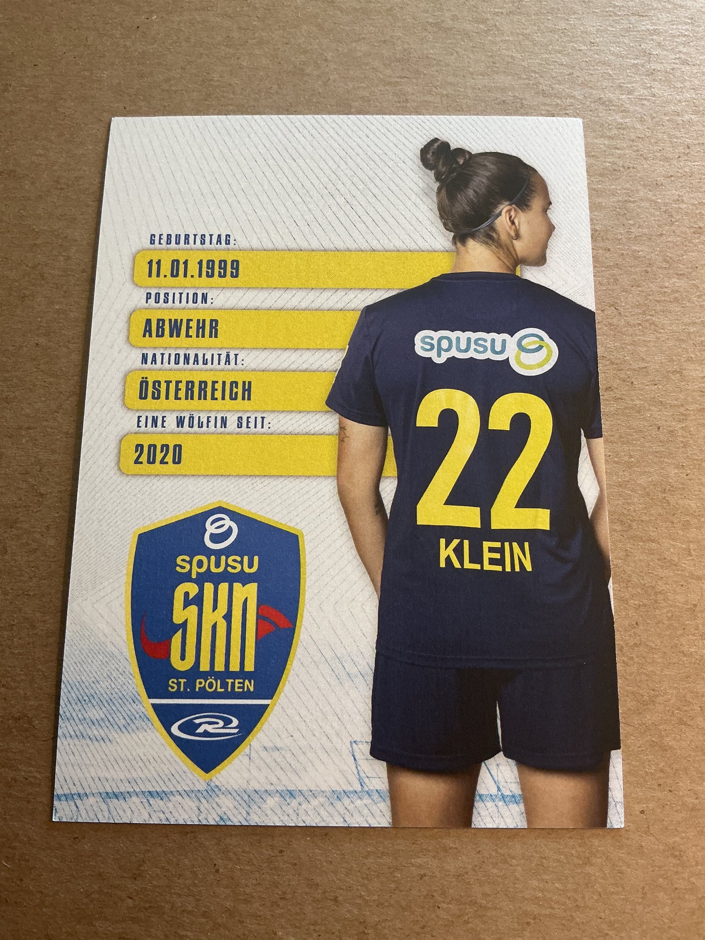 Jennifer Klein, Austria 🇦🇹 SKN St. Pölten 2024/25 hand signed