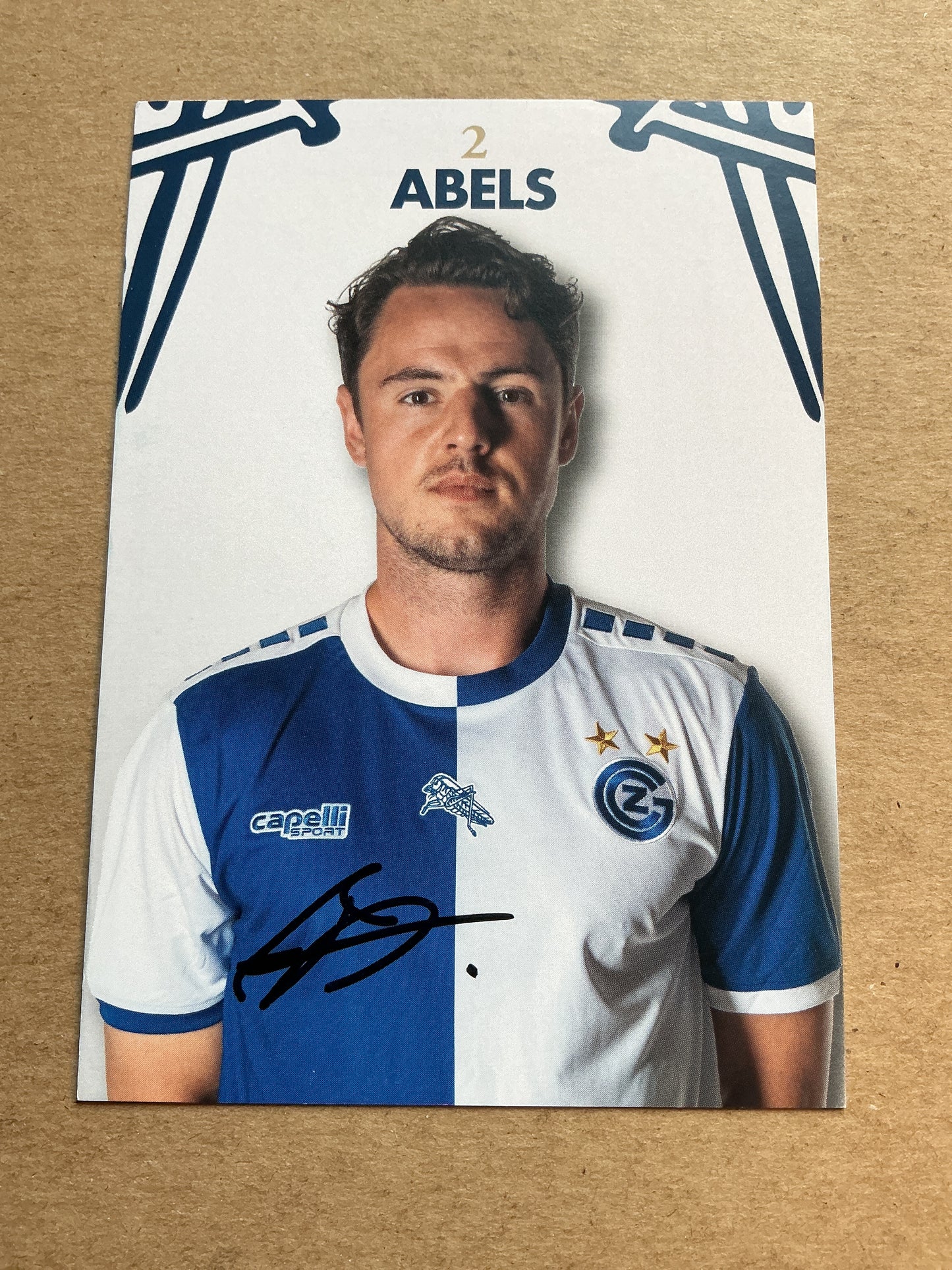 Dirk Abels, Netherlands 🇳🇱 Grasshopper Club Zürich 2023/24 hand signed