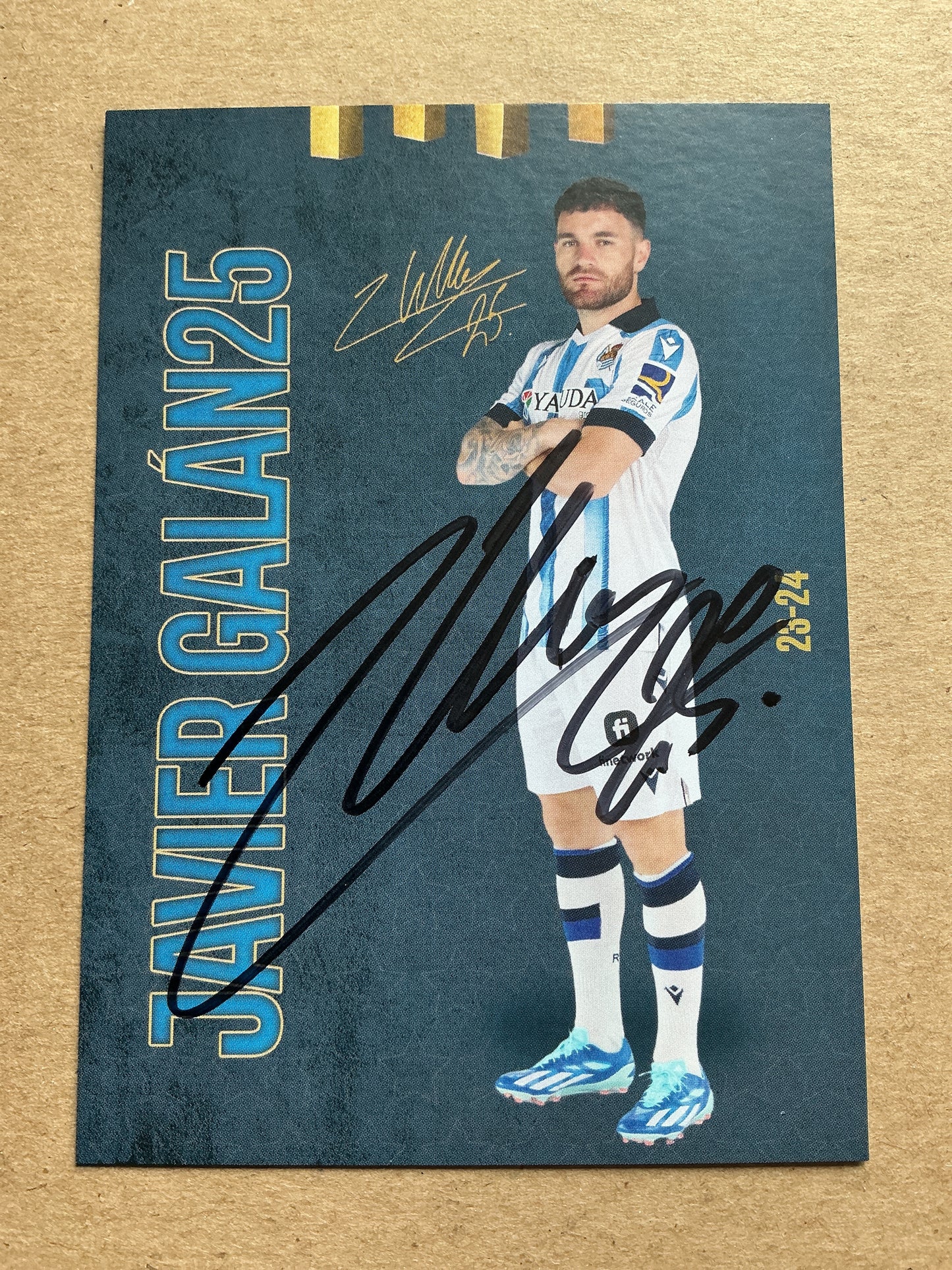 Javier Galan, Spain 🇪🇸 Real Sociedad 2023/24 hand signed