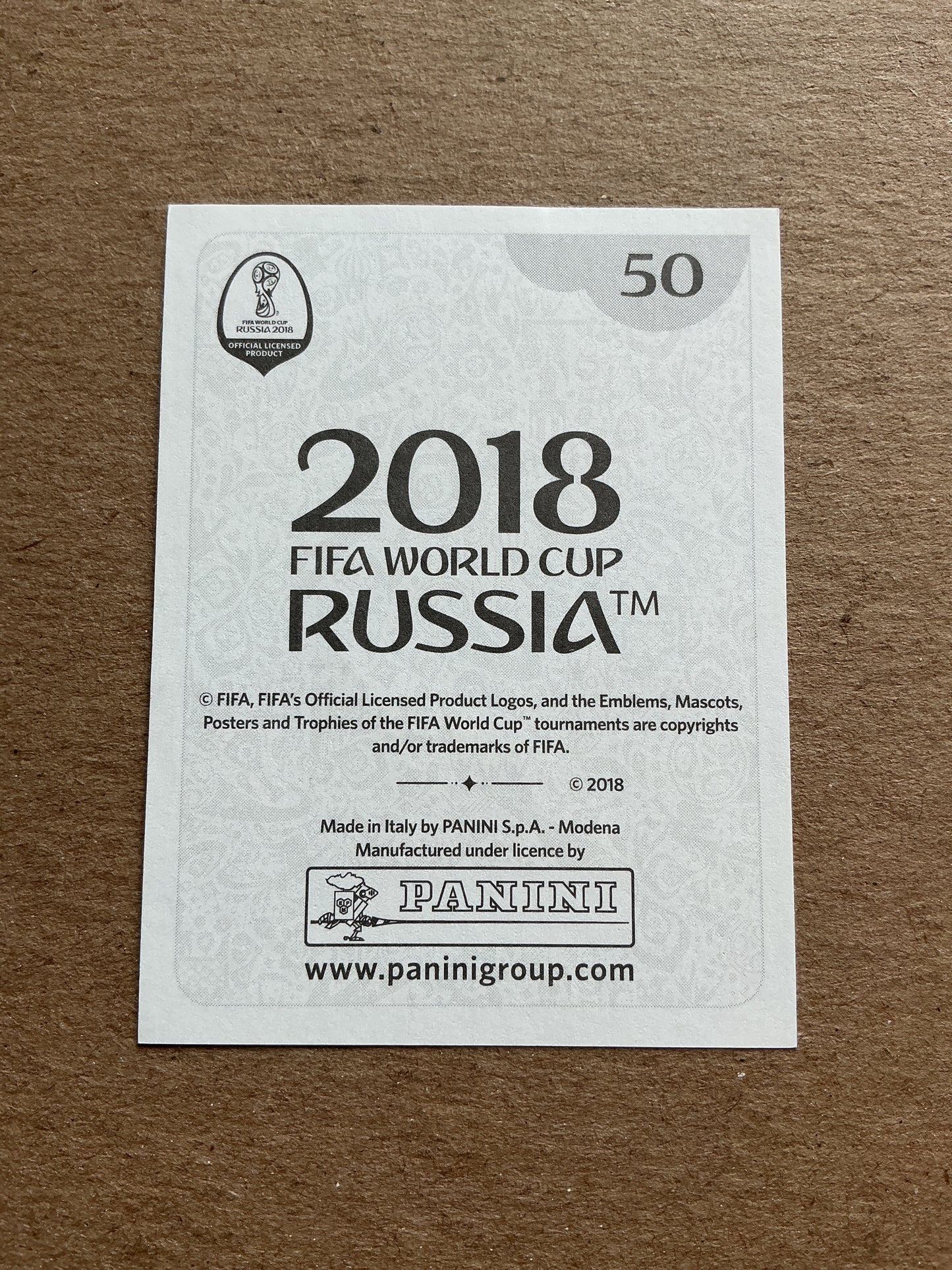 Fedor Smolov, Russia 🇷🇺 FIFA World Cup 2018 Panini hand signed
