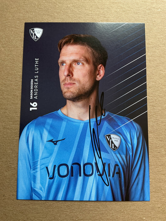 Andreas Luthe, Germany 🇩🇪 VfL Bochum 2023/24 hand signed