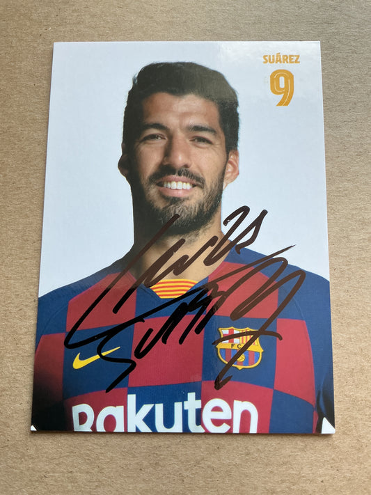 Luis Suarez, Uruguay 🇺🇾 FC Barcelona 2019/20 hand signed
