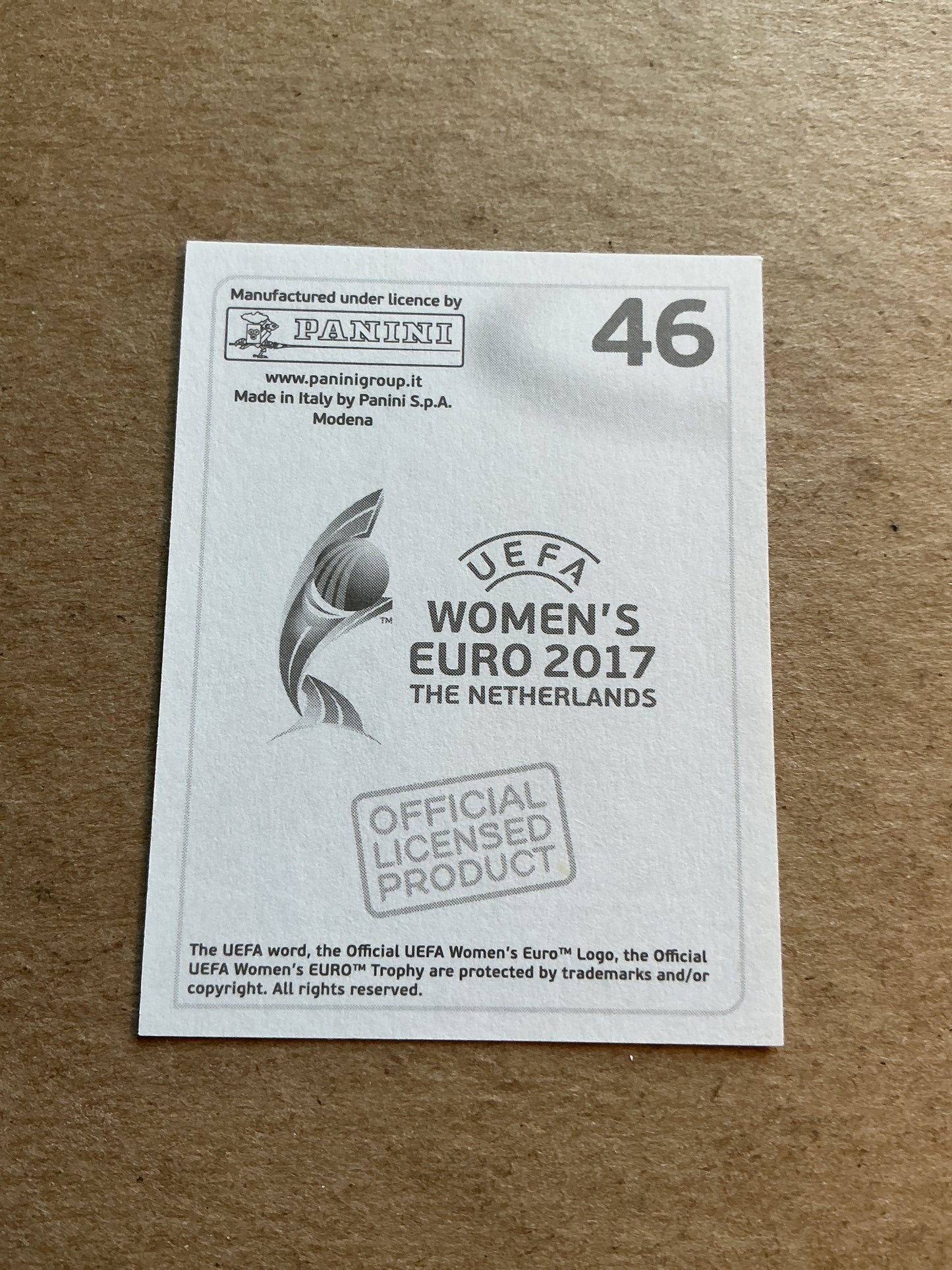 Andrine Hegerberg, Norway 🇳🇴 FIFA Women’s Euro Cup 2017 Panini hand signed