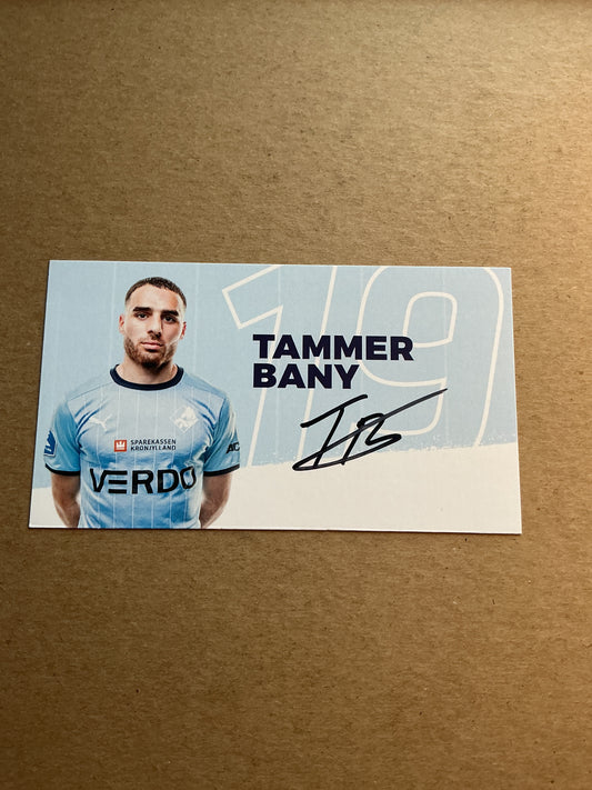 Tammer Bany, Denmark 🇩🇰 Randers FC 2023/24 hand signed