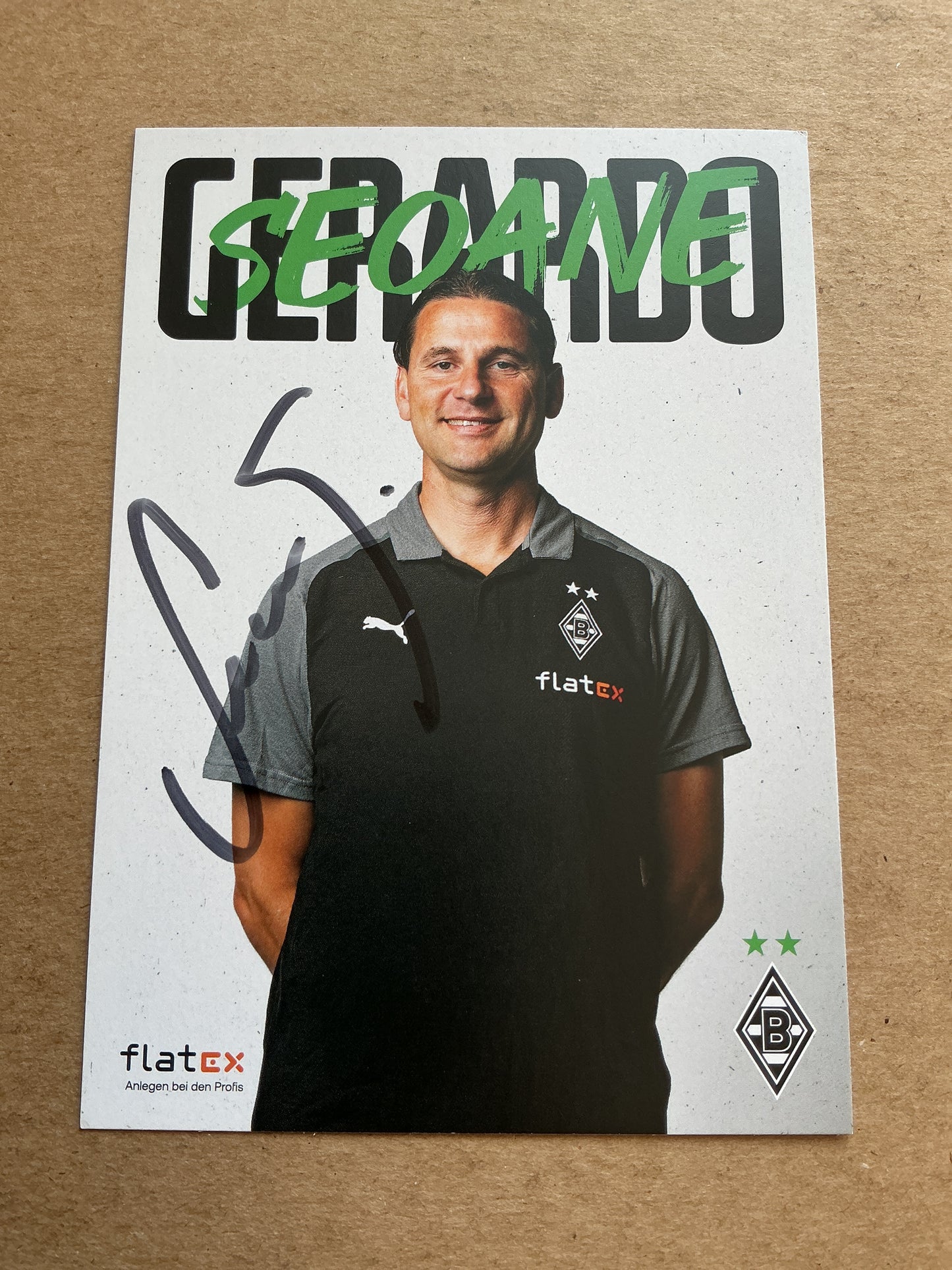 Gerardo Seoane, Switzerland 🇨🇭 Borussia Mönchengladbach 2023/24 hand signed