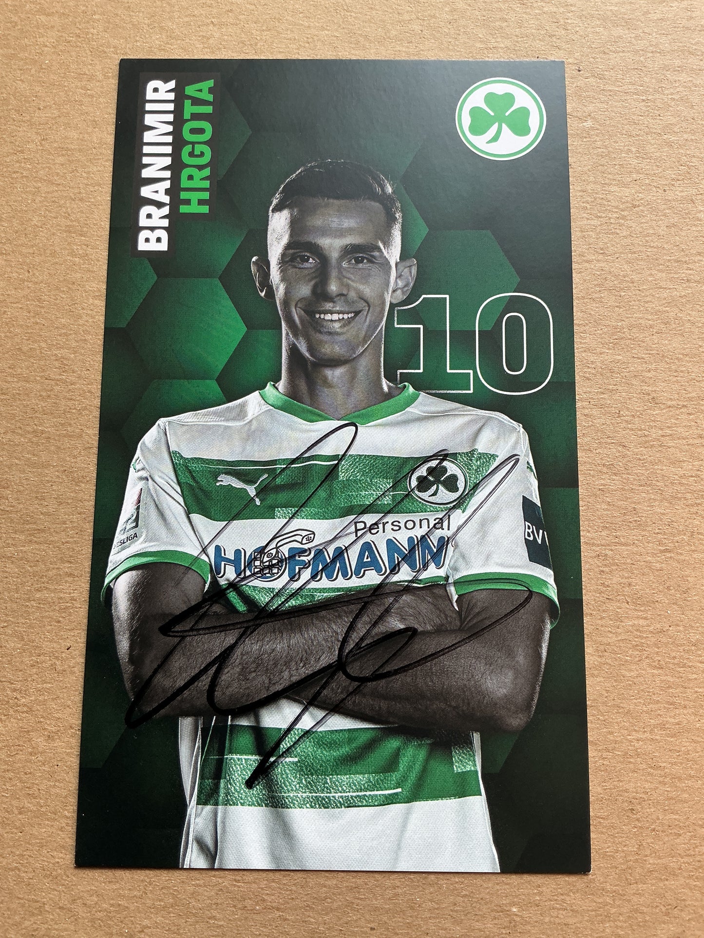 Branimir Hrgota, Sweden 🇸🇪 SpVgg Greuther Fürth 2020/21 hand signed