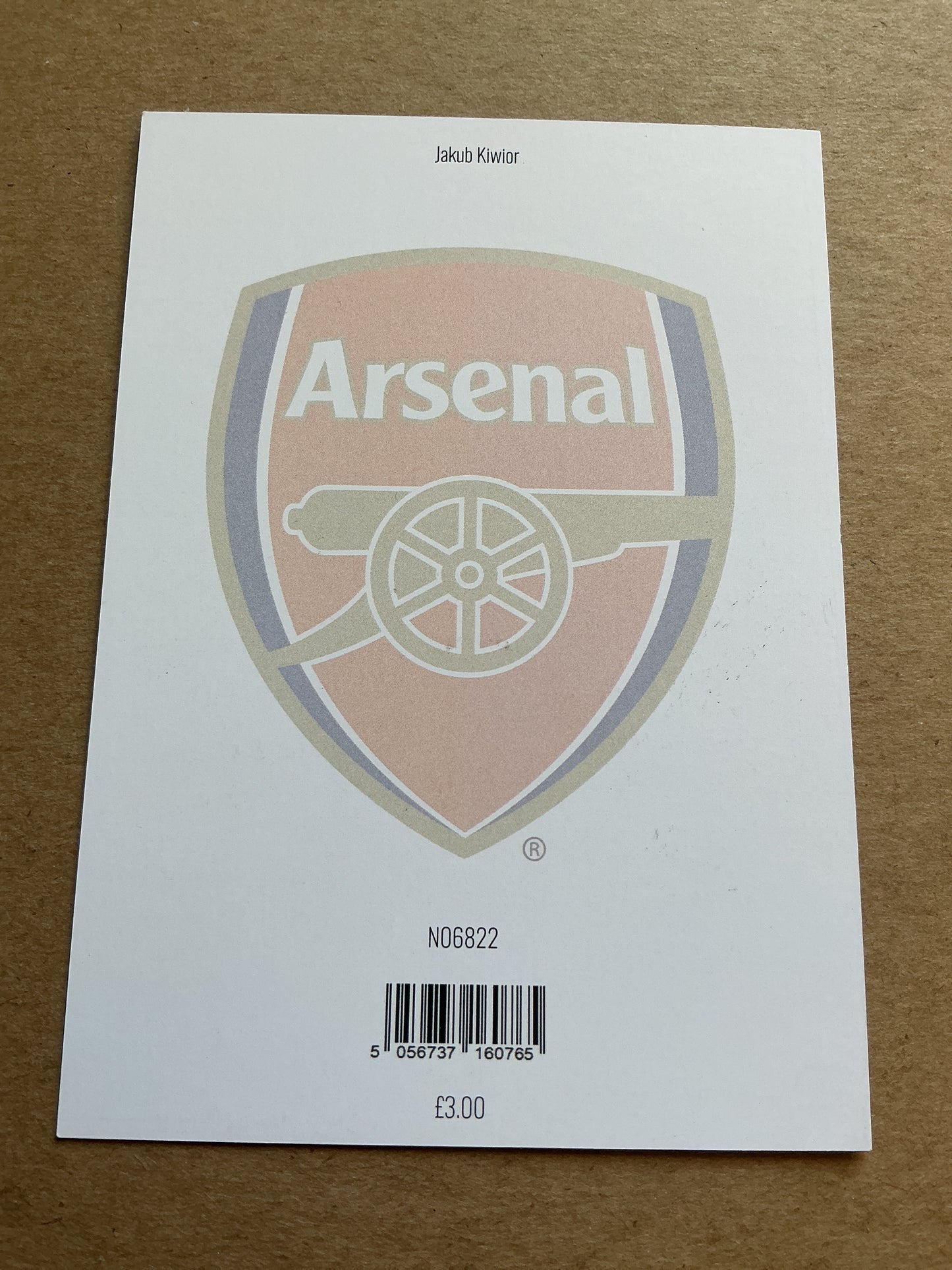 Jakub Kiwior, Poland 🇵🇱 Arsenal FC 2024/25 hand signed