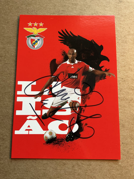 Luisão, Brazil 🇧🇷 SL Benfica 2009/10 hand signed