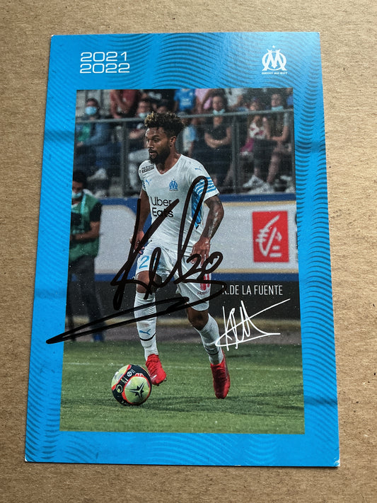 Konrad de la Fuente, USA 🇺🇸 Olympique Marseille 2021/22 hand signed
