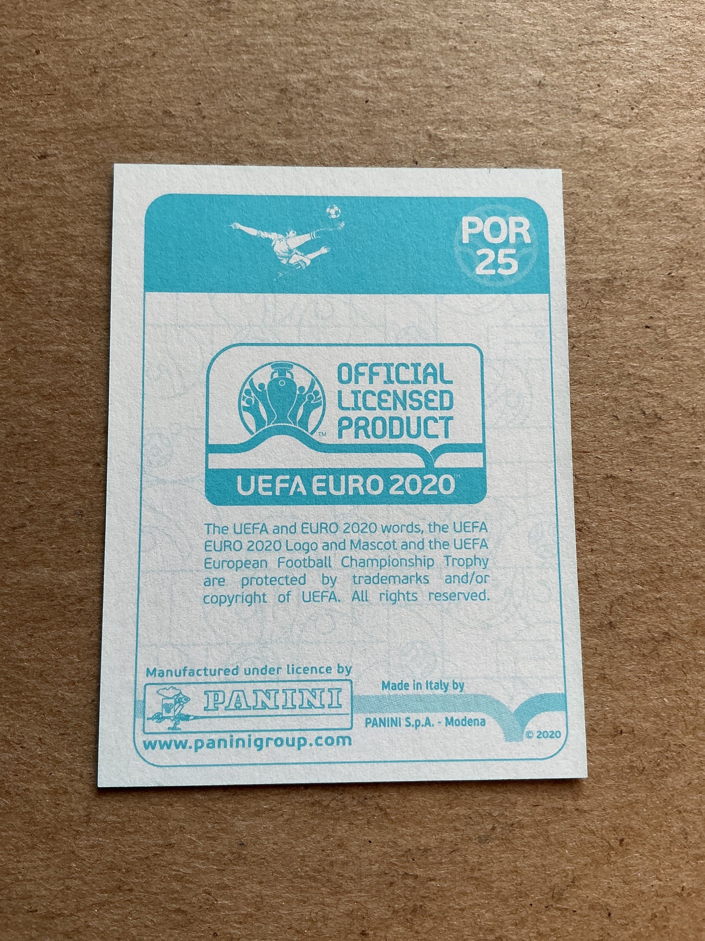 Diogo Jota, Portugal 🇵🇹 UEFA Euro 2020 Panini hand signed