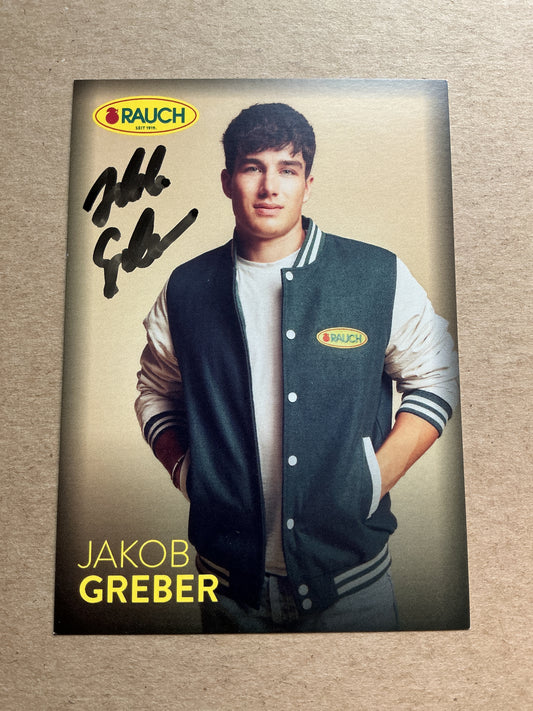 Jakob Greber, Austria 🇦🇹 Alpine Winter Sports 2024/25 hand signed