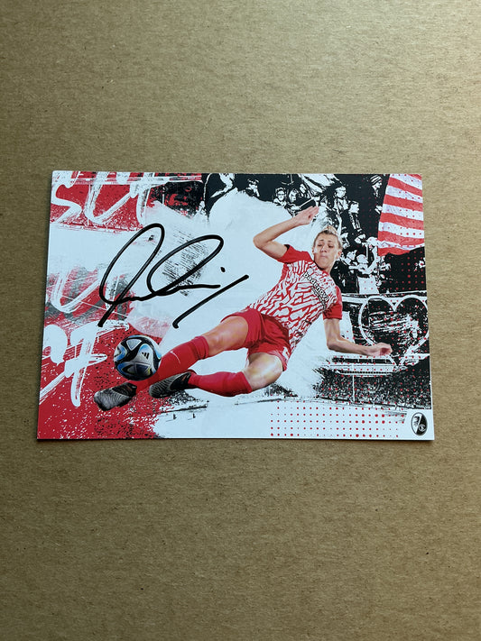 Luisa Wensing, Germany 🇩🇪 SC Freiburg 2023/24 hand signed