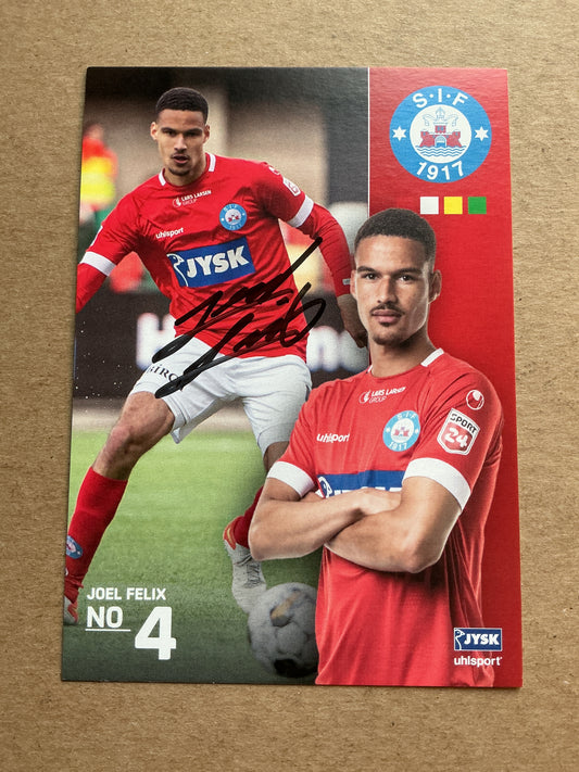 Joel Felix, Denmark 🇩🇰 Silkeborg IF 2022/23 hand signed