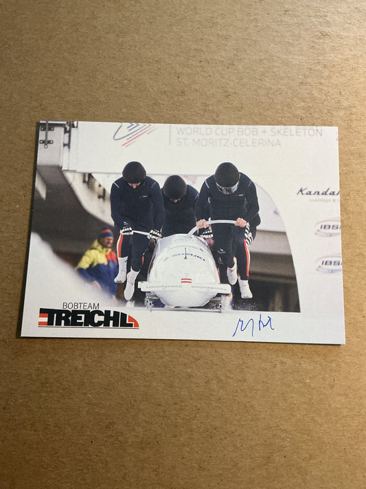Markus Treichl, Austria 🇦🇹 Bobsledd Winter Sports 2024/25 hand signed