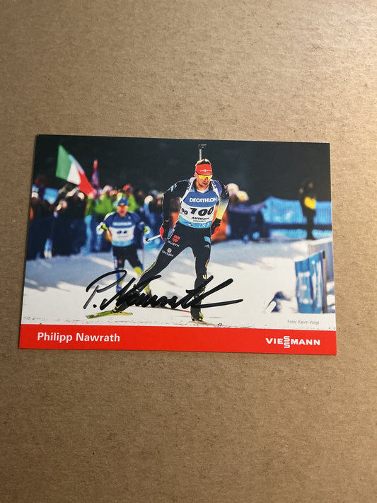 Philipp Nawrath, Germany 🇩🇪 Biathlon Winter Sports 2024/25 hand signed