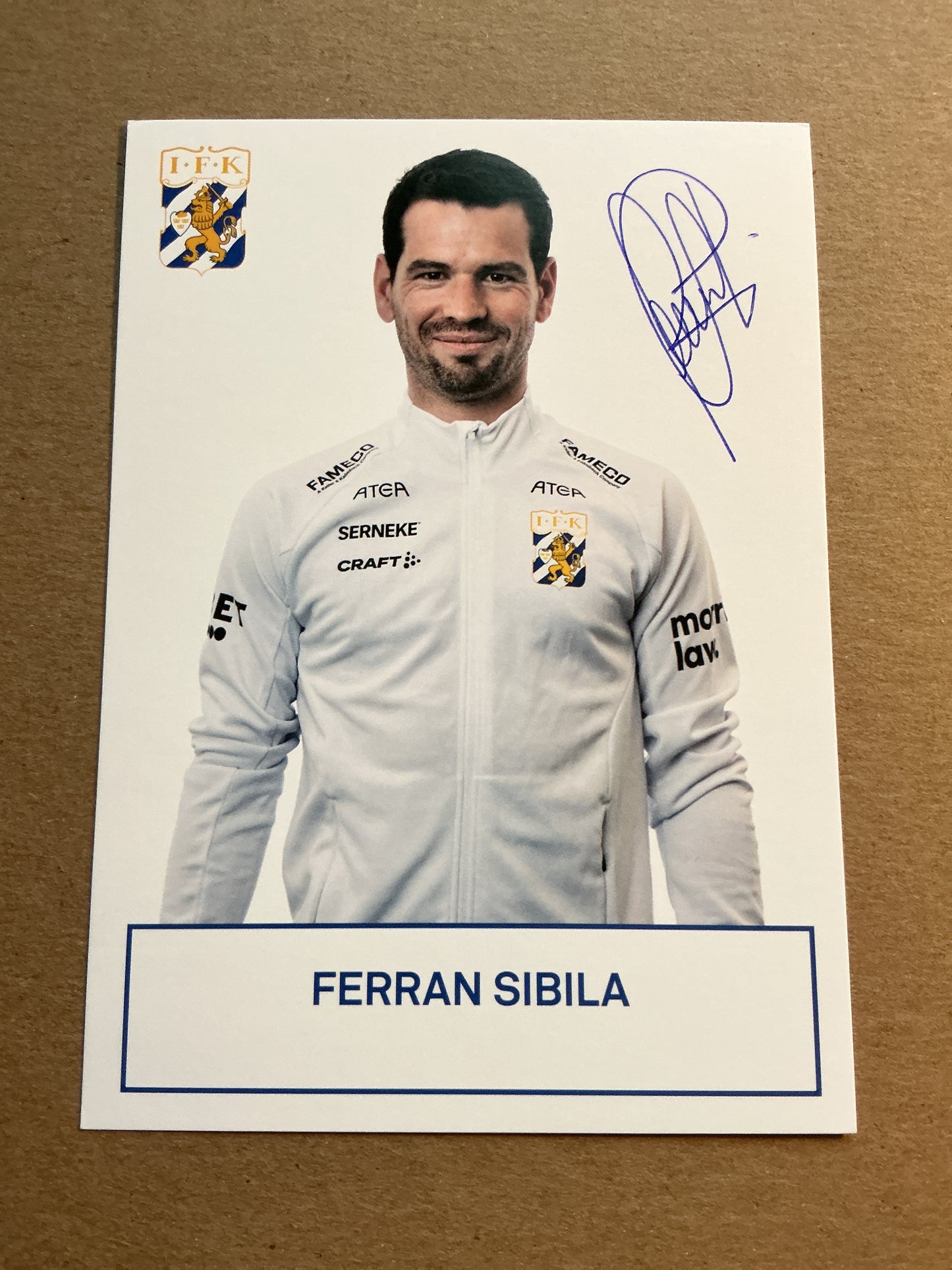 Ferran Sibila, Spain 🇪🇸 IFK Göteborg 2021/22 hand signed